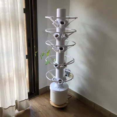 Tháp Trồng Cây Thủy Canh Modular (Modular Hydroponic Tower Garden)