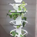 Tháp Trồng Cây Thủy Canh Modular (Modular Hydroponic Tower Garden) - Thumbnail 3