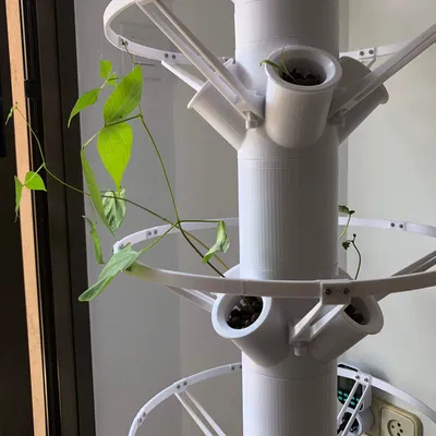 Tháp Trồng Cây Thủy Canh Modular (Modular Hydroponic Tower Garden)