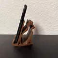 Giá đỡ điện thoại hình mèo dễ thương in 3D (Handyständer Katze) - Thumbnail 2