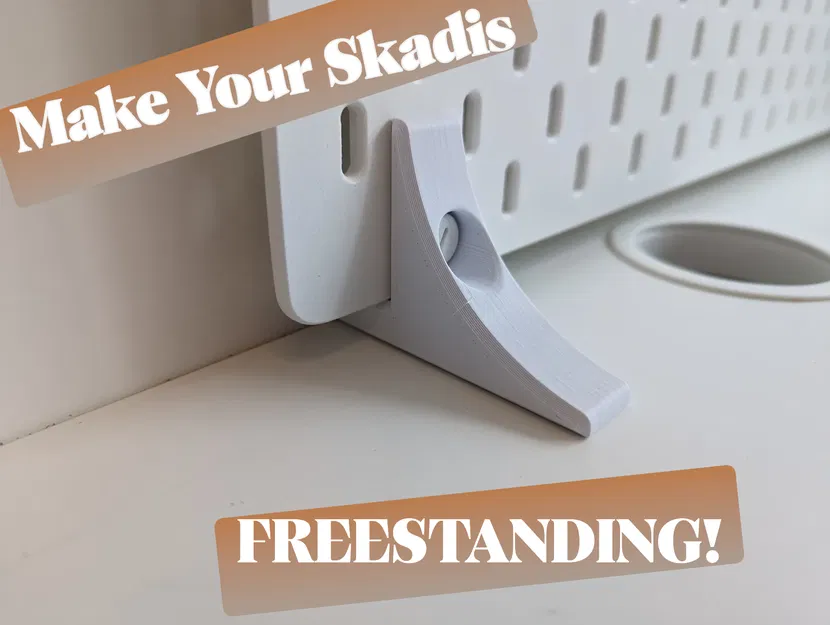 Chân đế thấp cho bảng Ikea Skadis - Image 1