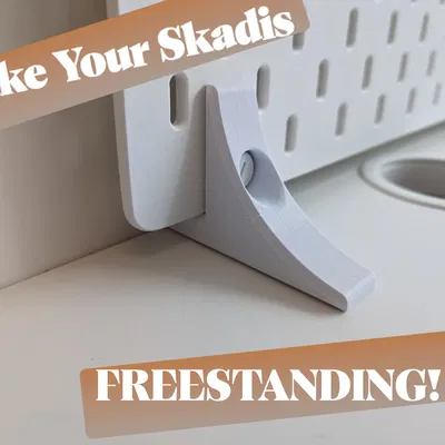 Chân đế thấp cho bảng Ikea Skadis