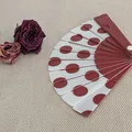 Quạt Cầm Tay - Họa Tiết Chấm Bi - Thumbnail 1