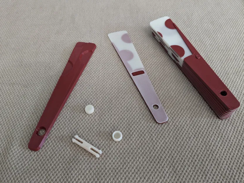 Quạt Cầm Tay - Họa Tiết Chấm Bi - Image 4