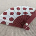 Quạt Cầm Tay - Họa Tiết Chấm Bi - Thumbnail 5