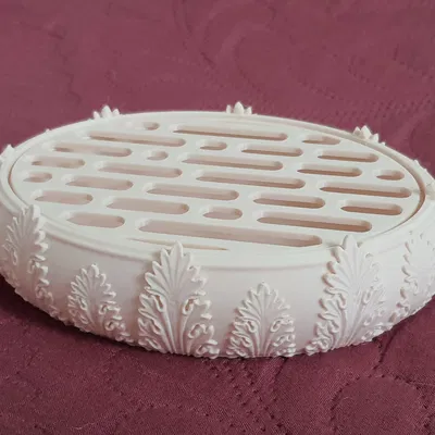 Khay đựng xà phòng và hộp đựng trang sức (phong cách Acanth)