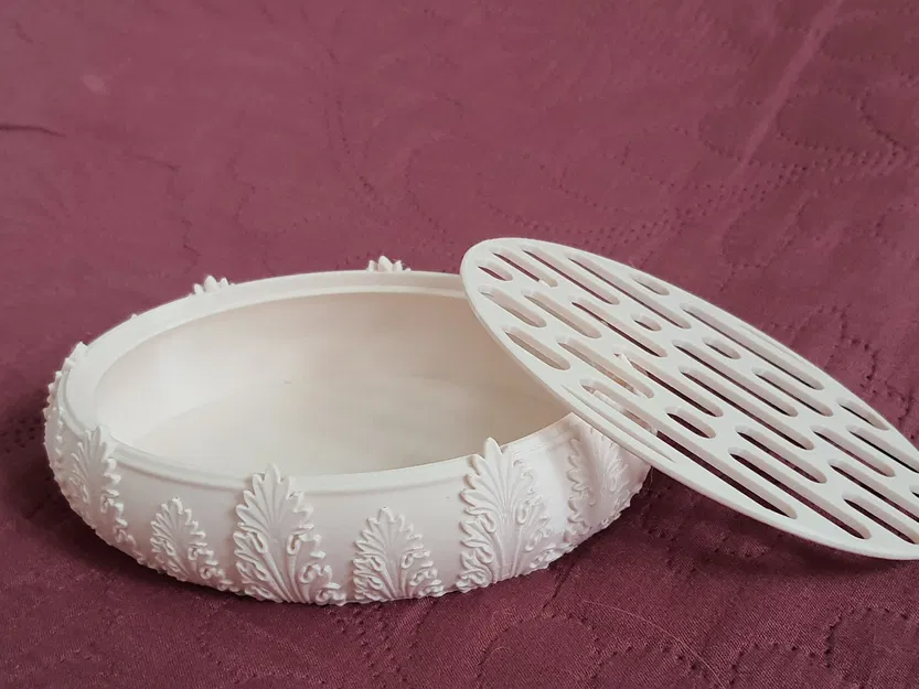 Khay đựng xà phòng và hộp đựng trang sức (phong cách Acanth) - Image 4