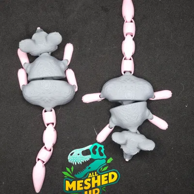 Mô hình đồ chơi chuột cử động linh hoạt (Articulated Rodent Toy)