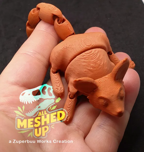 Mô hình đồ chơi chuột cử động linh hoạt (Articulated Rodent Toy) - Image 5