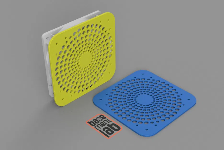 Nắp bảo vệ quạt 120mm cho vỏ máy tính/Rack/máy in 3D (ren M4 x12) - Image 1