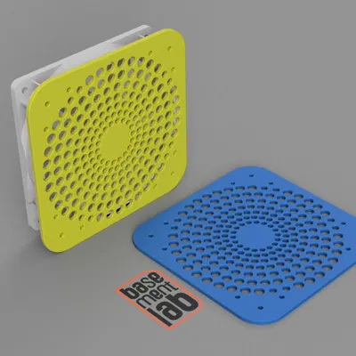 Nắp bảo vệ quạt 120mm cho vỏ máy tính/Rack/máy in 3D (ren M4 x12)