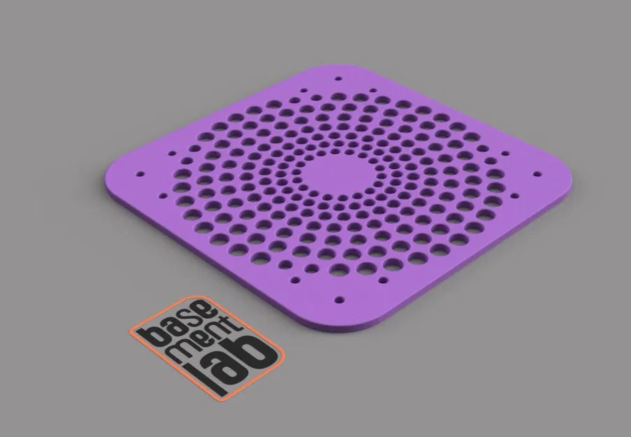 Nắp bảo vệ quạt 120mm cho vỏ máy tính/Rack/máy in 3D (ren M4 x12) - Image 3