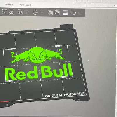 Logo Red Bull dùng để trang trí