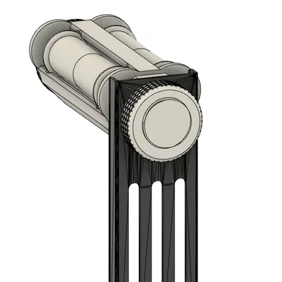 Giá đỡ cuộn nhựa con lăn kép (Không cần support!)