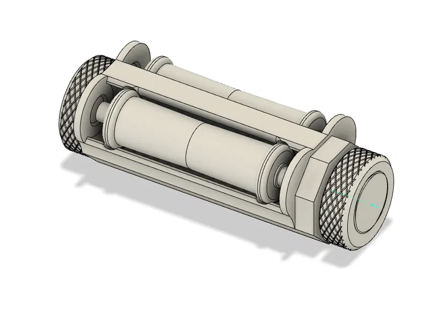 Giá đỡ cuộn nhựa con lăn kép (Không cần support!) - Image 2