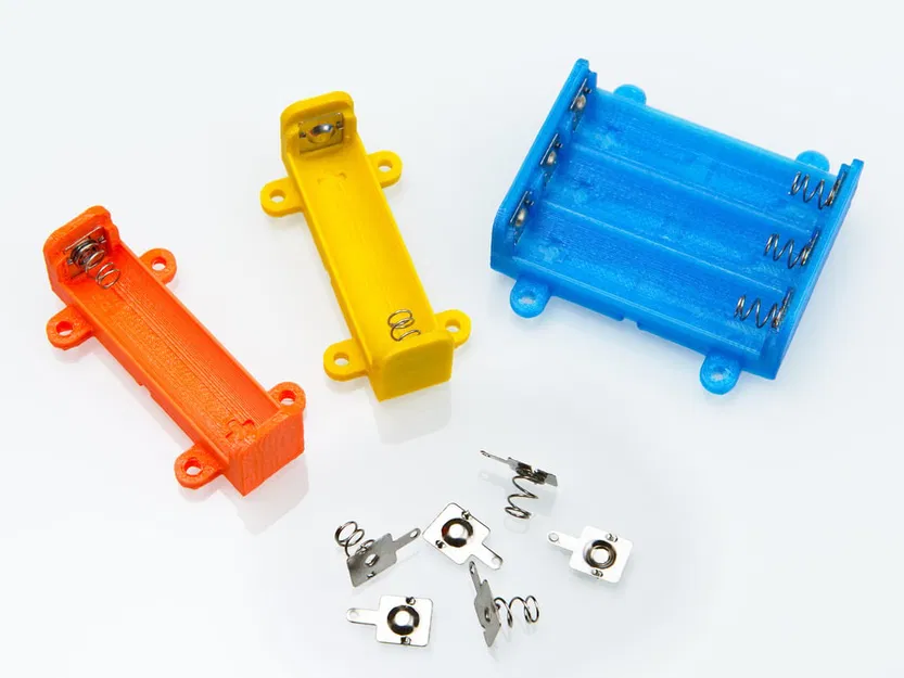 Hộp Đựng Pin AA Dùng Tiếp Điểm Lò Xo Có Thể Tùy Chỉnh - Image 1