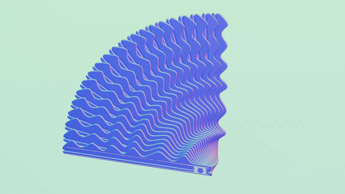 Quạt cầm tay - In liền khối (Hand Fan - Print in place) - Image 1