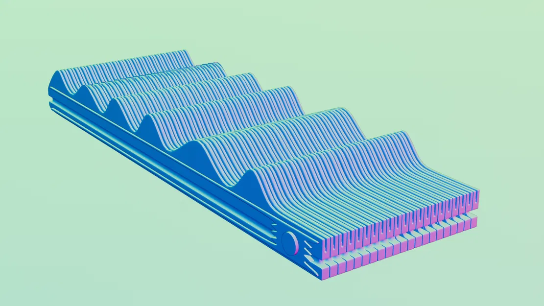 Quạt cầm tay - In liền khối (Hand Fan - Print in place) - Image 2