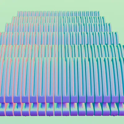 Quạt cầm tay - In liền khối (Hand Fan - Print in place)