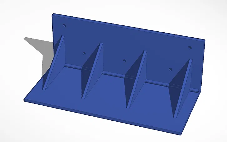 Mẫu kệ gắn tường gia cố chắc chắn - File in 3D hữu ích cho gia đình - Image 1