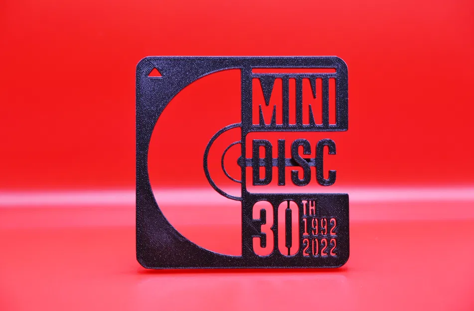 Mô hình trang trí kỷ niệm 30 năm MiniDisc (3D Print) - Image 1