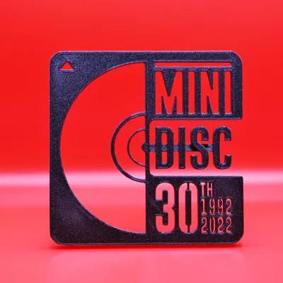 Mô hình trang trí kỷ niệm 30 năm MiniDisc (3D Print)