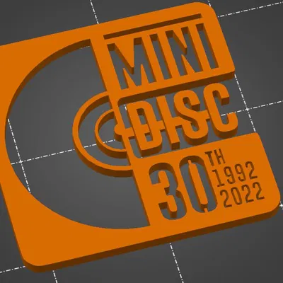 Mô hình trang trí kỷ niệm 30 năm MiniDisc (3D Print)