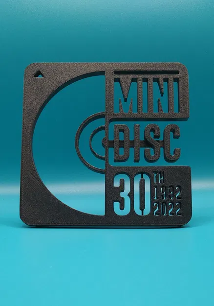 Mô hình trang trí kỷ niệm 30 năm MiniDisc (3D Print) - Image 5
