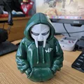 Tượng bán thân MF DOOM đeo hoodie - Mô hình trang trí cực chất - Thumbnail 1