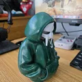 Tượng bán thân MF DOOM đeo hoodie - Mô hình trang trí cực chất - Thumbnail 6