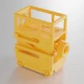 Print-in-Place Scissor Lift (Bàn nâng cắt kéo in nguyên khối không cần support!) - Thumbnail 3