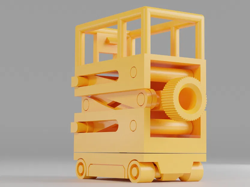 Print-in-Place Scissor Lift (Bàn nâng cắt kéo in nguyên khối không cần support!) - Image 5