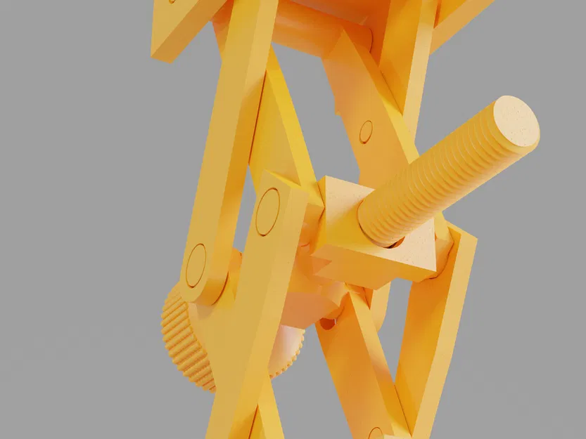 Print-in-Place Scissor Lift (Bàn nâng cắt kéo in nguyên khối không cần support!) - Image 7