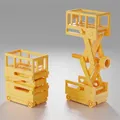 Print-in-Place Scissor Lift (Bàn nâng cắt kéo in nguyên khối không cần support!) - Thumbnail 10
