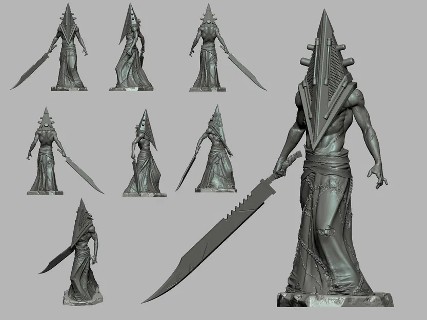 Mô hình 3D Pyramid Head - Silent Hill 2 - Image 6