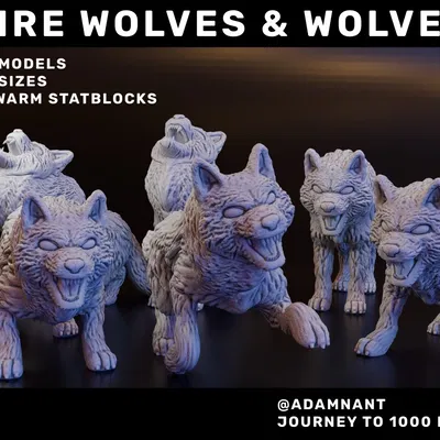 Direwolf / Bầy Sói (DND / TTRPG)