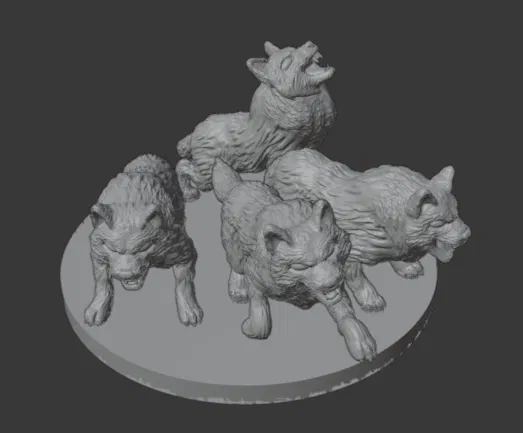 Direwolf / Bầy Sói (DND / TTRPG) - Image 2