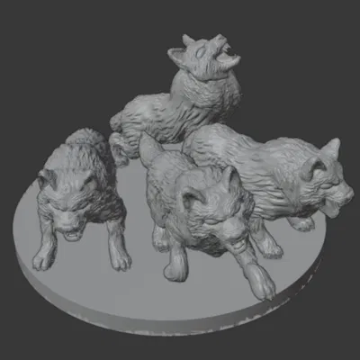 Direwolf / Bầy Sói (DND / TTRPG)