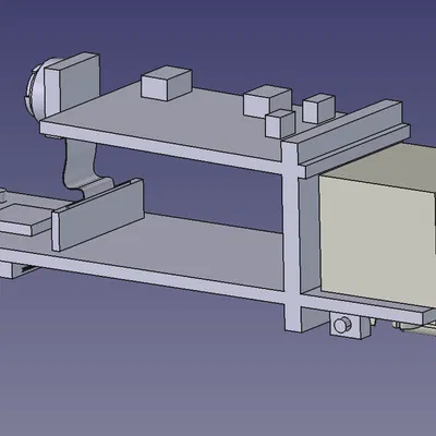 Mô hình 3D (Mock-up) cho bo mạch Waveshare ESP32-S3-ETH OV2640 CAM LAN RJ45 POE