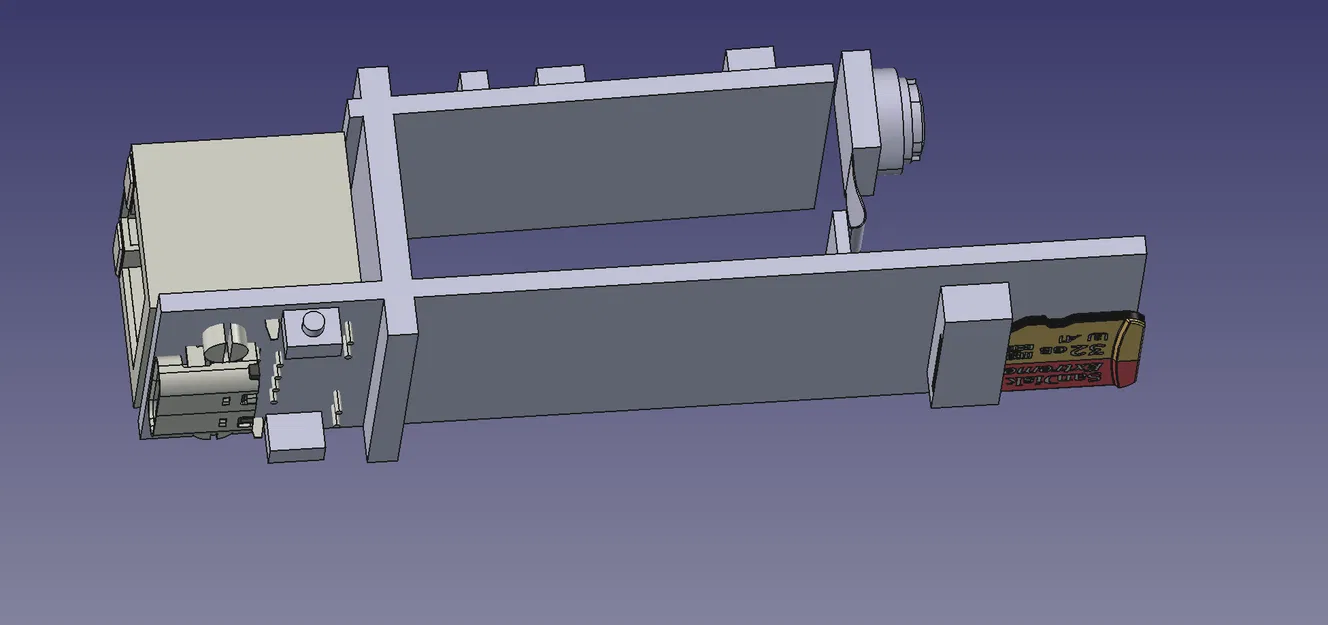 Mô hình 3D (Mock-up) cho bo mạch Waveshare ESP32-S3-ETH OV2640 CAM LAN RJ45 POE - Image 2