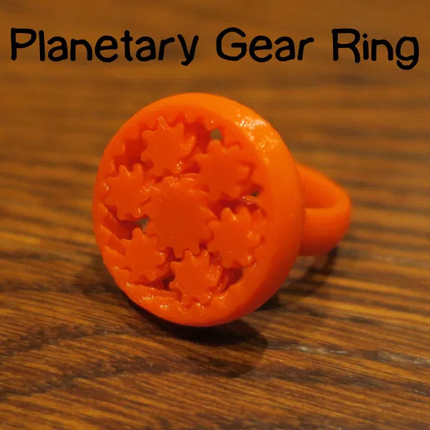 Nhẫn Xoay Bánh Răng Hành Tinh (Planetary Gear Fidget Ring) - Image 1