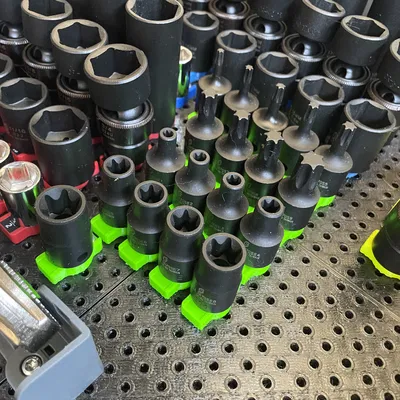 Bộ giá đỡ đầu khẩu Tool Grid 1/4 inch, 3/8 inch và 1/2 inch