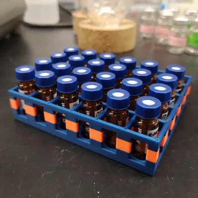 Giá đỡ Eppendorf, ống nghiệm và cuvette 10-30 vị trí (In 3D)