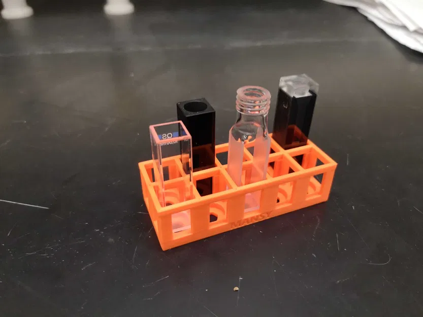 Giá đỡ Eppendorf, ống nghiệm và cuvette 10-30 vị trí (In 3D) - Image 6