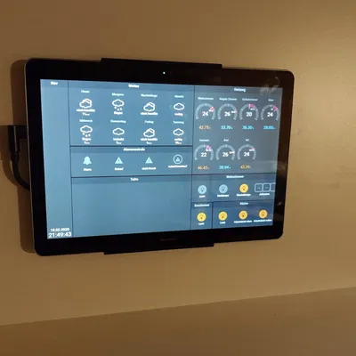 Giá treo tường cho Huawei Mediapad T3 10 inch - Thiết kế 3D tiện dụng