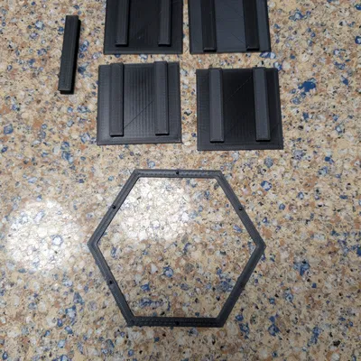 Kệ Lục Giác Trưng Bày Ly Shot