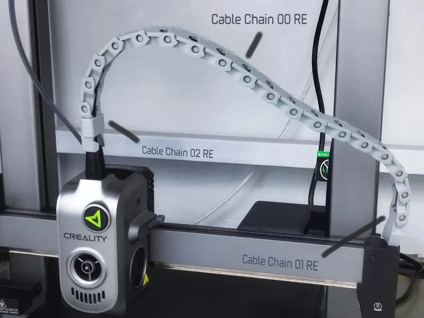 Bộ xích dẫn cáp (Cable Chain) cho máy in 3D Creality Hi - Image 2