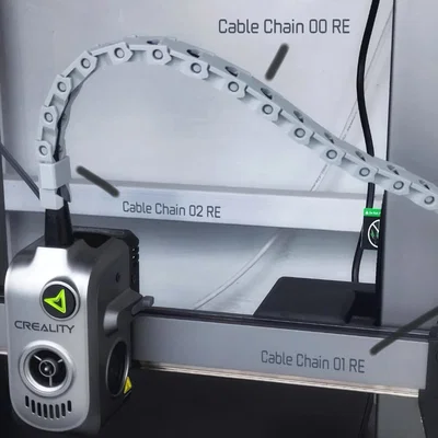 Bộ xích dẫn cáp (Cable Chain) cho máy in 3D Creality Hi