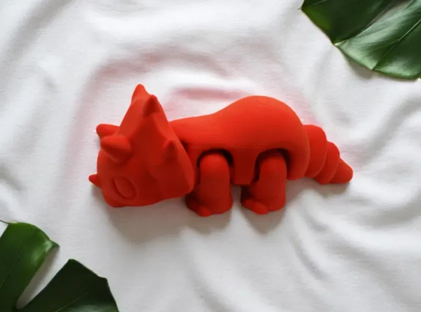 Mô hình Flexi Triceratops linh hoạt - Image 1