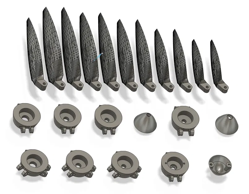 Cánh Quạt Xếp Cho Máy Bay RC - Image 2